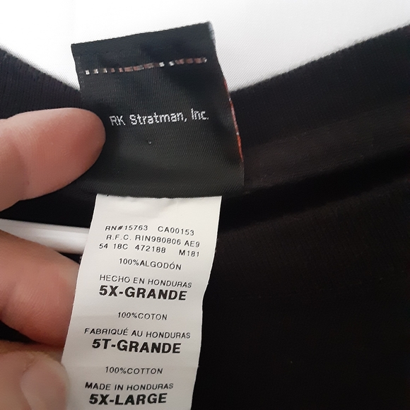 HARLEY-DAVIDSON BLACK SHORT SLEEVE CREW T SHIRT (POCONO MOUNTAINS, PA) MENS 5XL - Picture 6 of 9